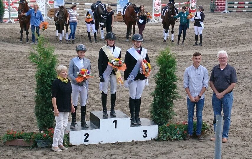 Swaarntje Schwarzien mit Caya Piana - Gesamtsiegerin Ringmeisterschaft Reiterring Hügelland 2018